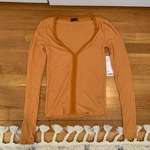 Urban Outfitters orange long sleeve